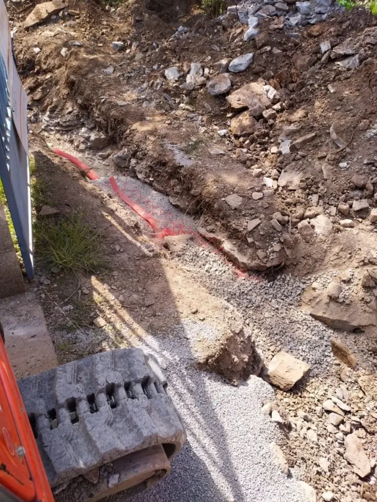 Démolition près de Montarnaud
